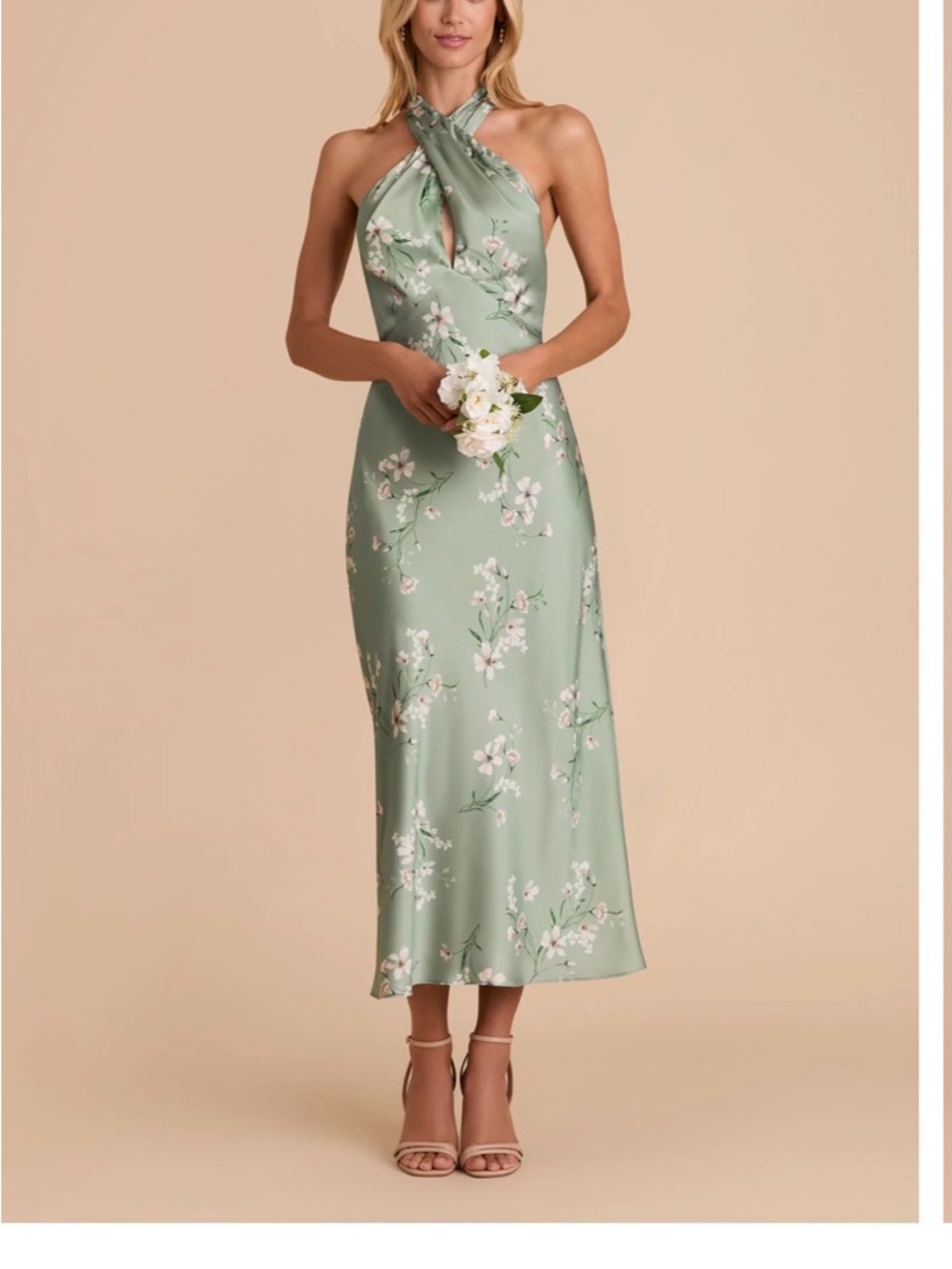 Birdy Grey Sage Green Floral Bridesmaid dress